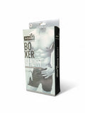 Men's Black Boxer Shorts - Retail Packaging Product Box Shot