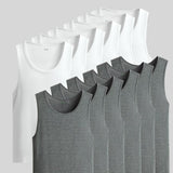 Men's classic cotton vests in white and grey, pack of multiple — Vest