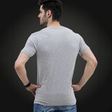 Men's Basic Inner Round Neck T-Shirt - Back View