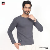 MEN GREY PLAIN SWEATSHIRT