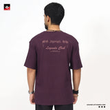 WAFFLE KNIT TEXTURED GRAPHIC TEE SHIRT