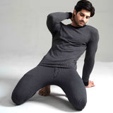 Men's Black Thermal Shirt 3-Pack - Stay Warm | ADAM