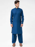 ADAM SHALWAR SUIT BLUE FRONT