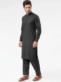 SHALWAR SUIT DARK GREY FRONT