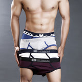 Men's Burgundy Contemporary Brief Underwear - Front View Waistband Detail