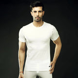 Basic Inner White Round Neck Tee – Men's Premium Cotton T-Shirt, Slim Fit, Short Sleeves, Pack of 1