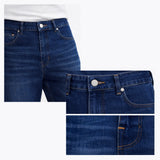 Men's Blue Denim Jeans - Pocket & Stitch Detail