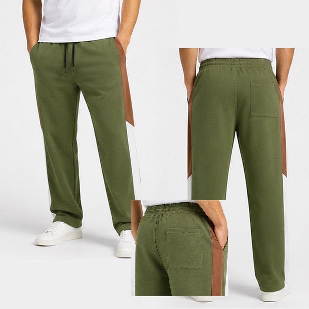 Men Relaxed Fit Trouser fabric texture close-up soft breathable cotton