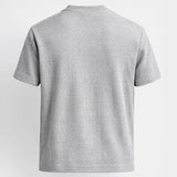 Men's grey t-shirt, back view