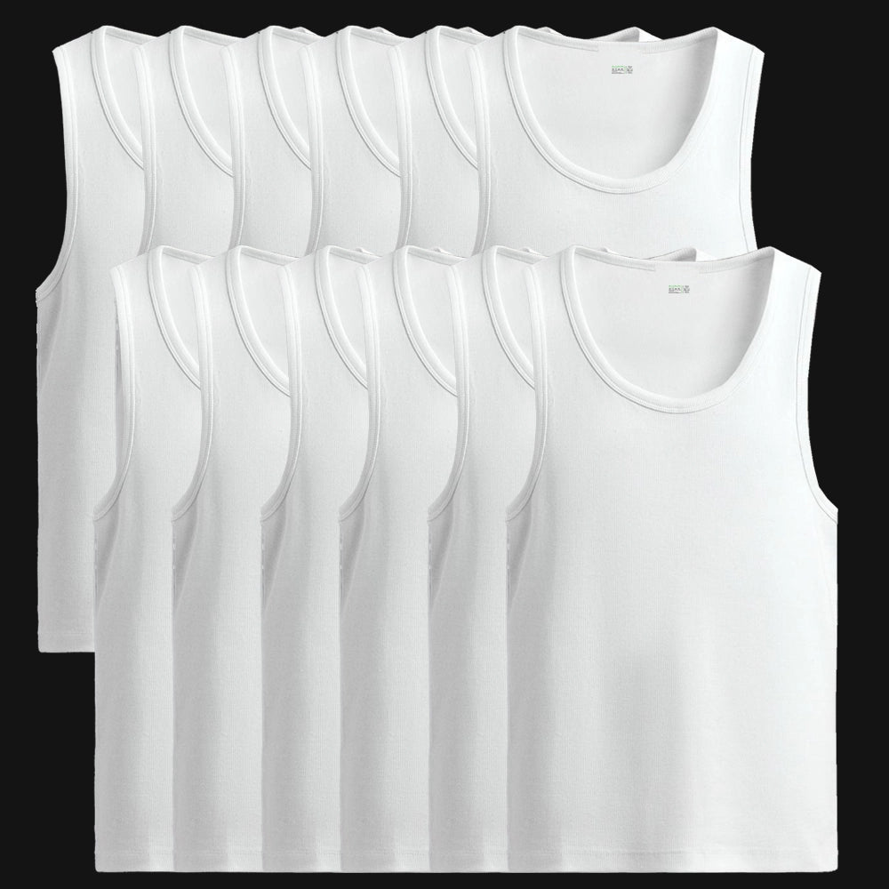 Innerwear vest_white_12_pack