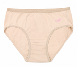 Skin underwear for women in soft cotton, front view, seamless waistband