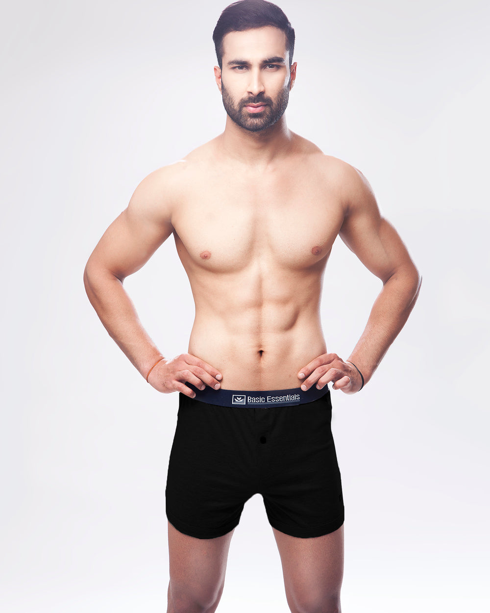 Jersey Boxer Black for men (Pack of 1) BLACK, BOXER, JERSEY BOXER, MEN - Adam Clothing