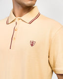 TIPPING COLLAR EMBROIDERED BADGE POLO MEN, Polo, POLO SHIRT, SUMMER 2021 - Adam Clothing