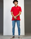 TIPPED COLLAR MAROON POLO SHIRT MEN, Polo, POLO SHIRT, SUMMER 2021 - Adam Clothing