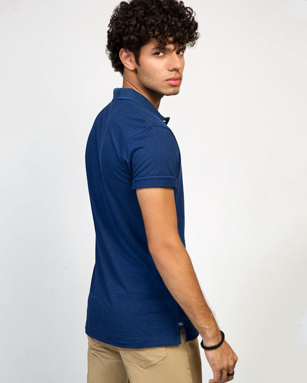 CHAIN YARN DOUBLE DYED POLO MEN, Polo, POLO SHIRT, SUMMER - Adam Clothing