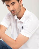 EMBROIDERY WHITE POLO SHIRT MEN, Polo, POLO SHIRT, SUMMER - Adam Clothing