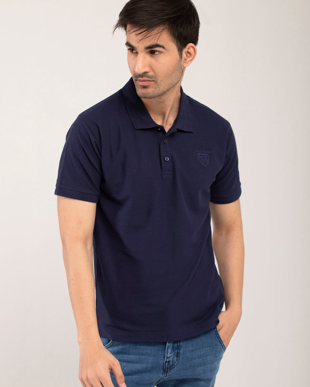 SUPER FITTED TEXTURED POLO SHIRT MEN, Polo, POLO SHIRT, SUMMER 2021 - Adam Clothing