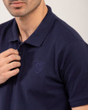 SUPER FITTED TEXTURED POLO SHIRT MEN, Polo, POLO SHIRT, SUMMER 2021 - Adam Clothing