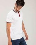 REGULAR FIT POLO WITH TIPPING COLLAR MEN, Polo, POLO SHIRT, SUMMER 2021 - Adam Clothing