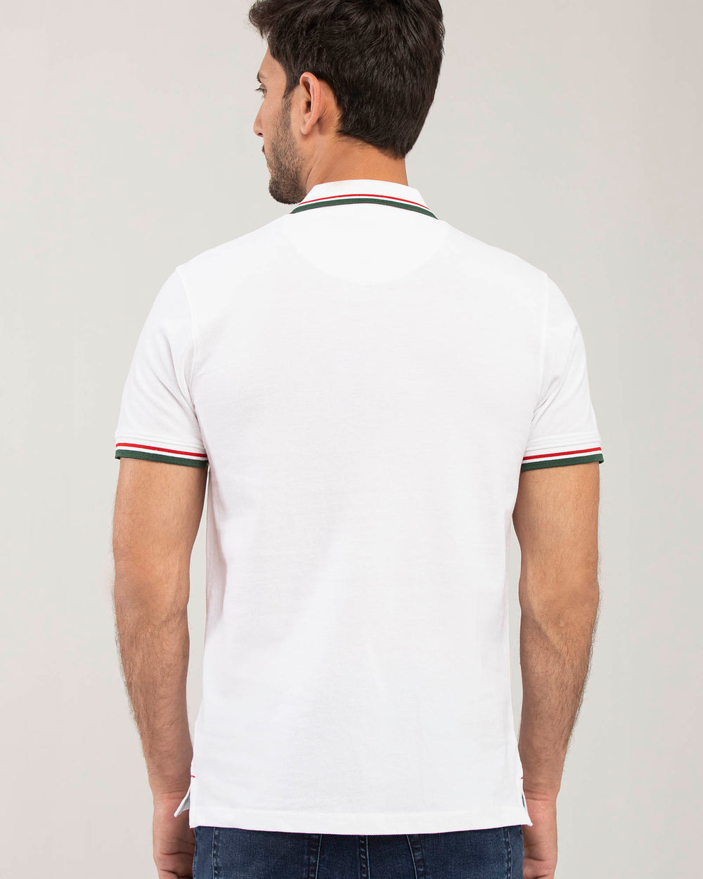 REGULAR FIT POLO WITH TIPPING COLLAR MEN, Polo, POLO SHIRT, SUMMER 2021 - Adam Clothing