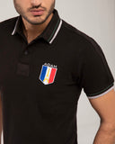 EMBROIDERED BADGE POLO MEN, Polo, POLO SHIRT, SUMMER - Adam Clothing