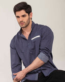 MEN CASUAL PRINTED SHIRT CASUAL SHIRT, COTTON, GARMENTS 19, Male, MEN, SUMMER2026 - Adam Clothing