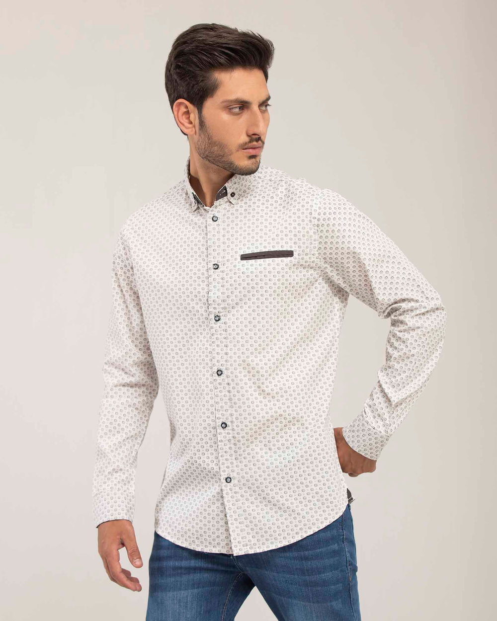 MEN CASUAL SHIRT CASUAL SHIRT, COTTON, GARMENTS 19, Male, MEN, SUMMER 2026 - Adam Clothing