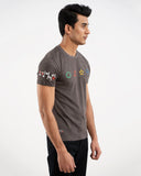 Squid Game Graphic T-Shirt for Men in Black – Front View | ADAM Clothing