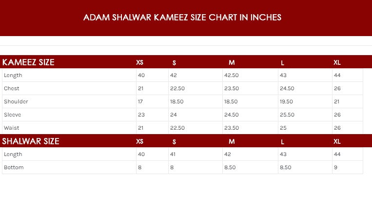 ADAM SHALWAR KAMEEZ MEN, shalwar suit, SUMMER 2026 - Adam Clothing