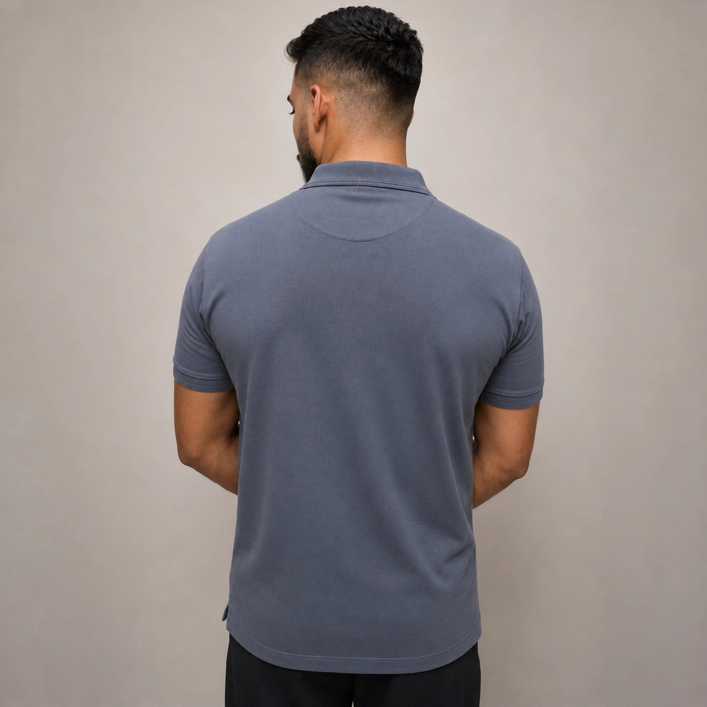 Grey Embroidered Polo Shirt – Shop Online Pakistan