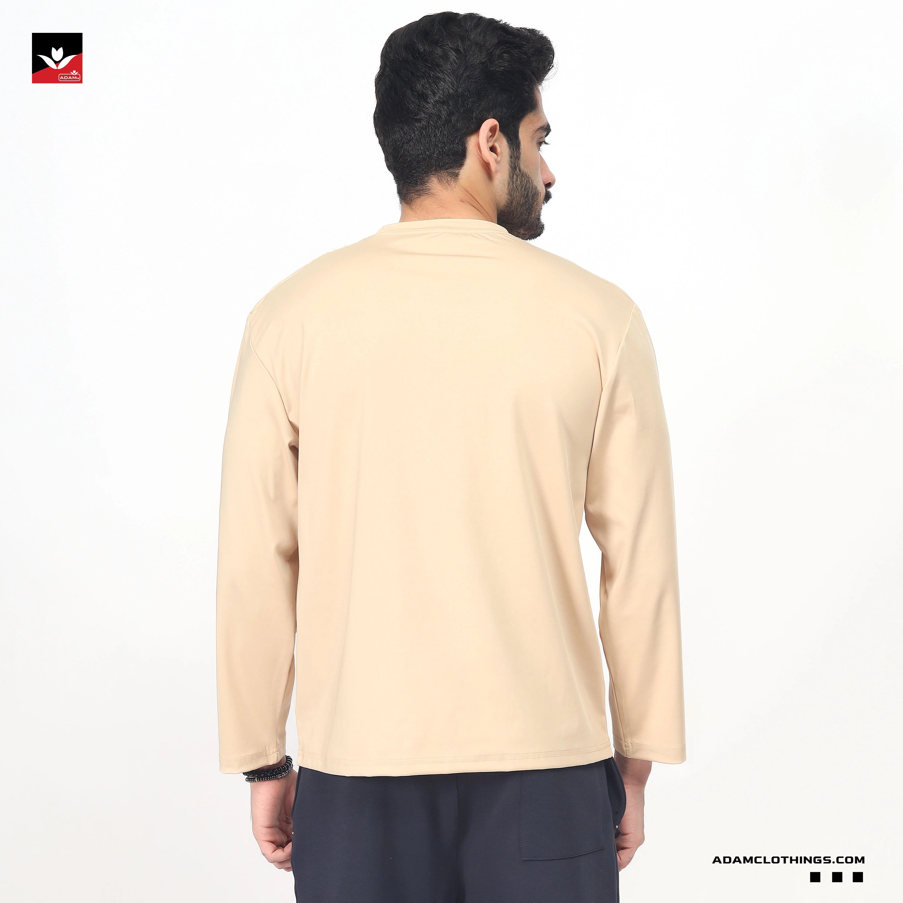 EMBROIDED LOGO PLAIN F/S TEE SHIRT