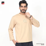 EMBROIDED LOGO PLAIN F/S TEE SHIRT