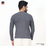 MEN GREY PLAIN SWEATSHIRT