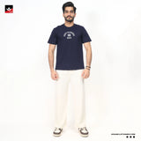 NAVY GRAPHIC TEE SHIRT