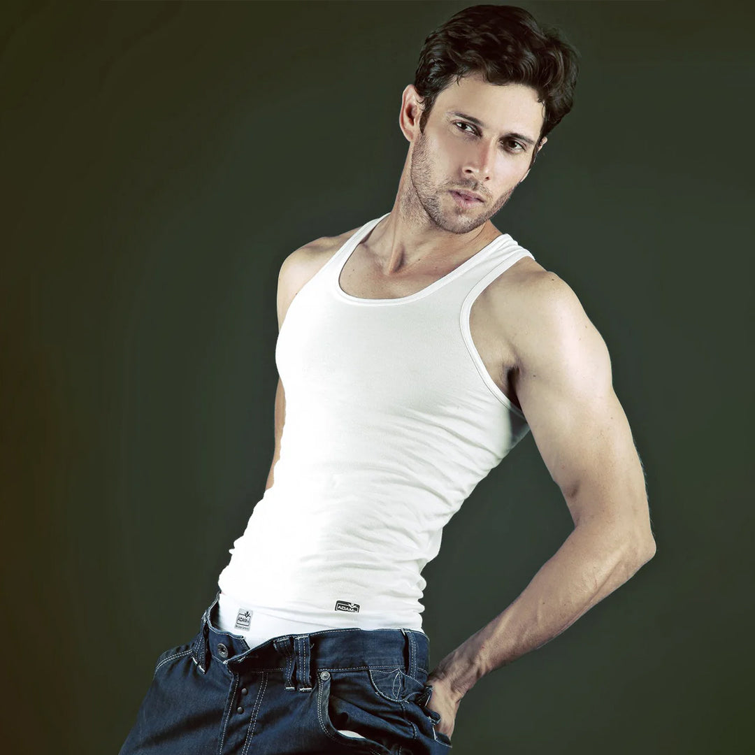 Classic Vest White for men (Pack of 1)