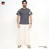 CONTRAST SLEEVE RAGLAN TEE SHIRT