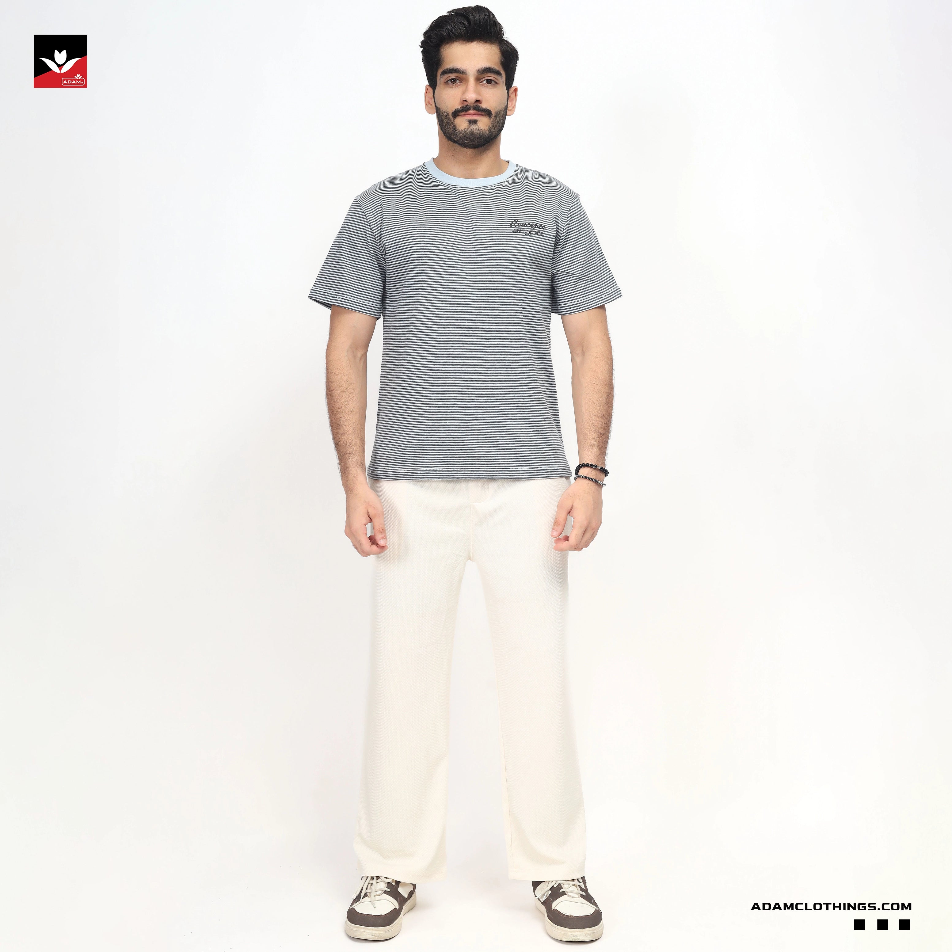 BLUE STRIPER TEE SHIRT