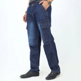 Cargo Relaxed Fit Denim Jeans for Men – ADAM