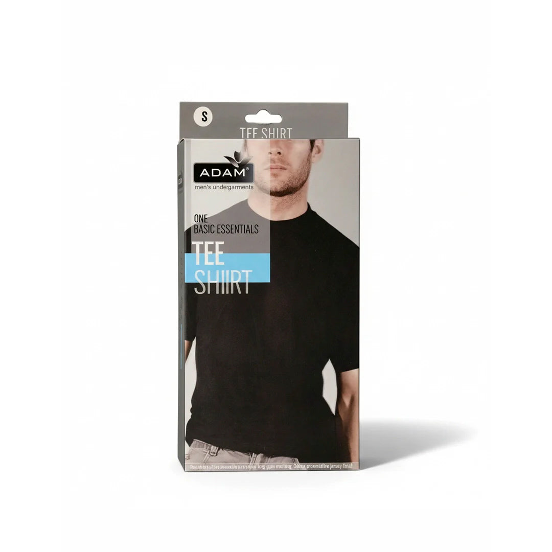 Basic inner Black Round Neck Tee