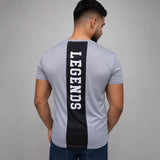 Grey Graphic  t shirt back view casual fit Pakistan