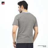 GREEN STRIPER TEE SHIRT