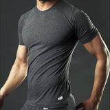Basic inner Charcoal Round Neck Tee