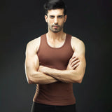 Casual Vest Brown for men (Pack of 1)