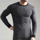 Men's Black Warmer Suit Crew Neck – Winter Ready | ADAM