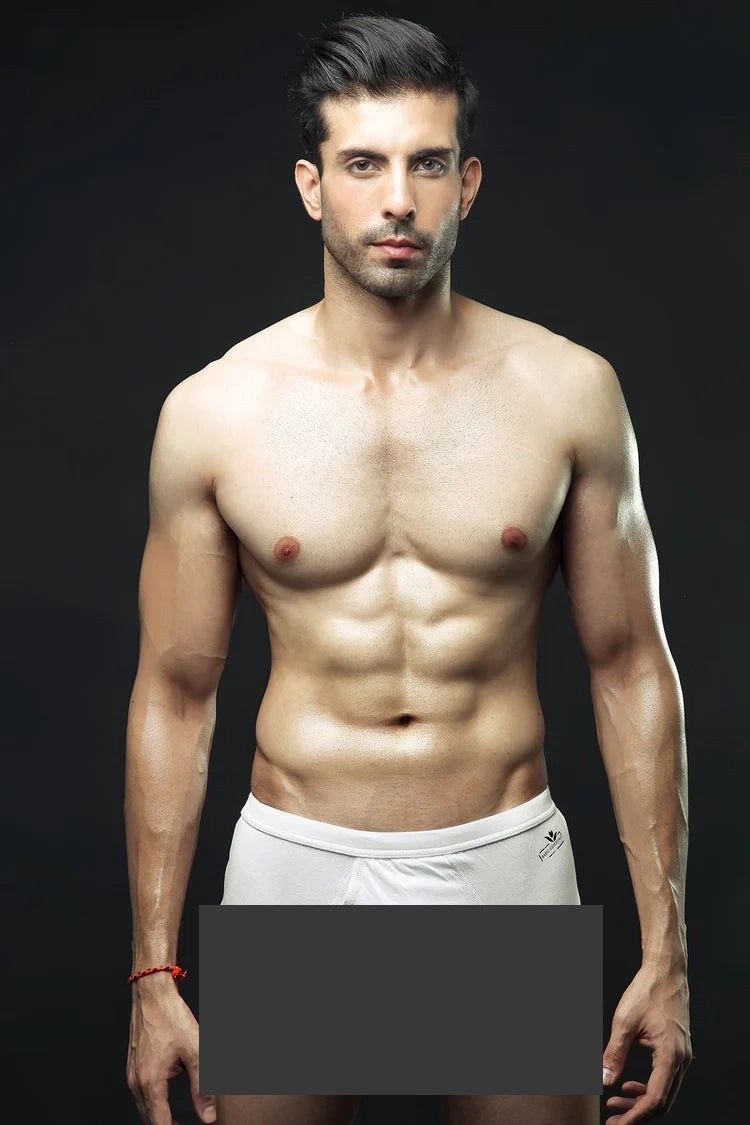 Hip Brief White for men (Pack of 1)