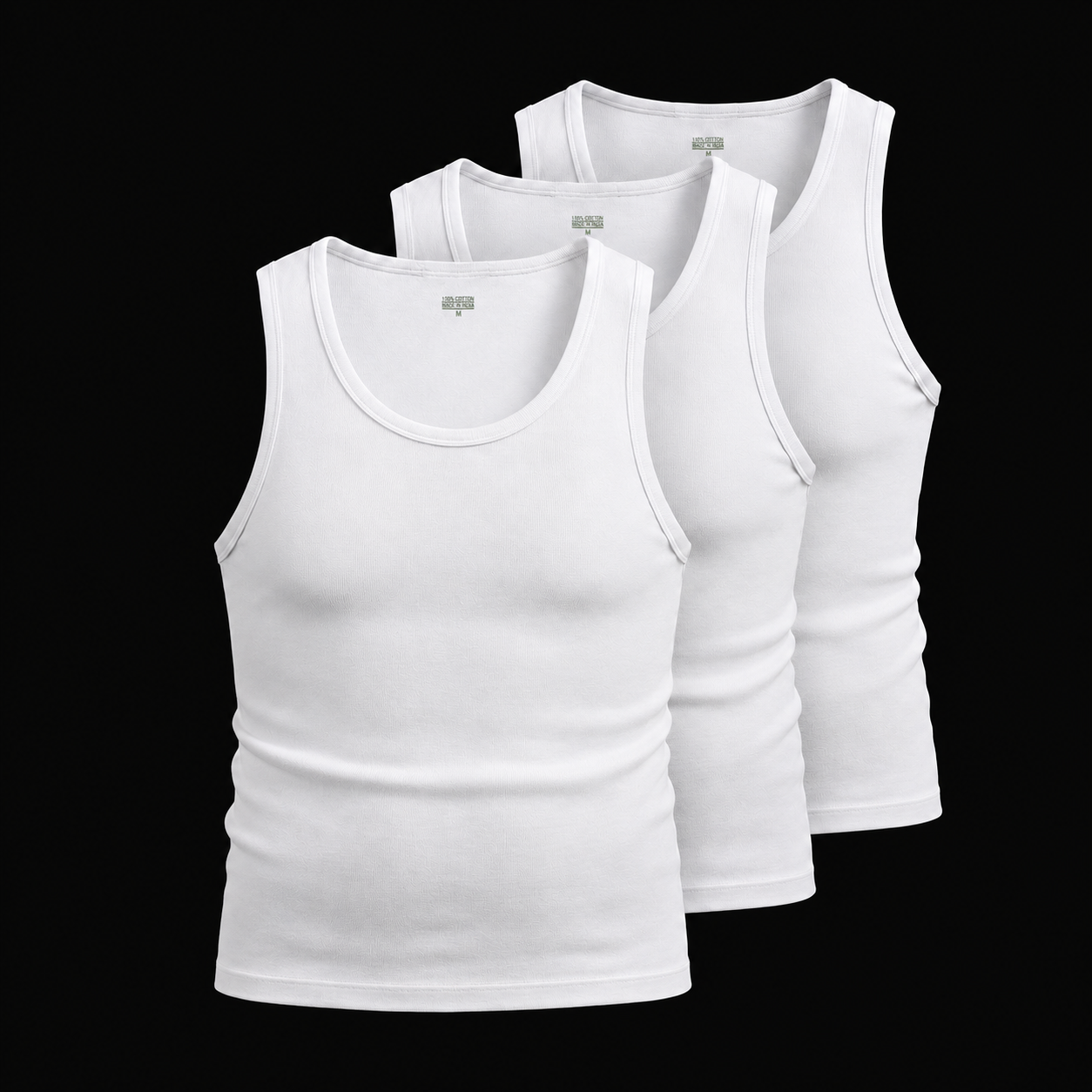 White Cotton Vest XXXXL