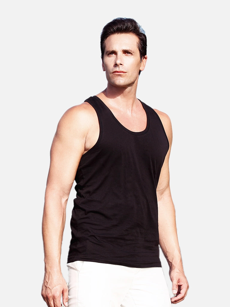 Casual Vest Black for men (Pack of 3)