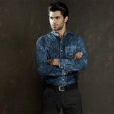 Stars Textured Shirt for Men