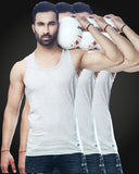 Grey Vest for men (Pack of 3)
