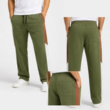 Men Relaxed Fit Trouser fabric texture close-up soft breathable cotton